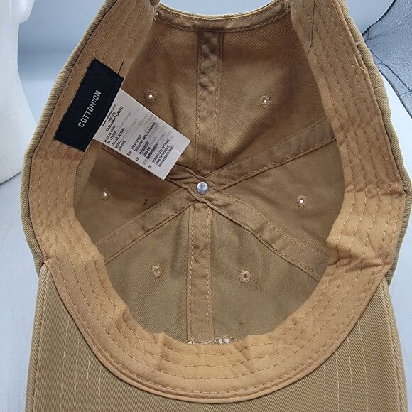 Cotton On Adults Tan Baseball Hat Cap West Bay Original NYC Casual Outdoors main image 6